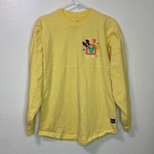 Disney Spirit Jersey Walt Disney World Yellow Long Sleeve Shirt Adult Unisex Sm